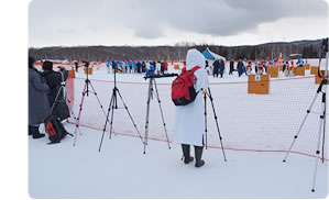 写真はスバルの月刊誌カートピア２月号特集で取材したスポーツ雪合戦
