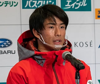 スバルが応援する日本代表の堀島行真選手（フリースタイル・モーグル）