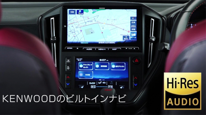 KENWOODビルトインナビ