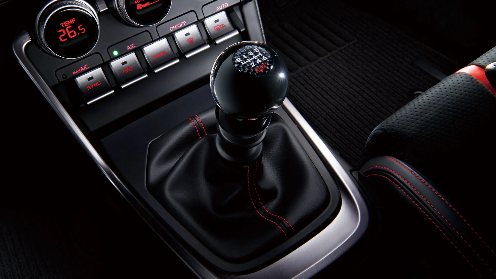 STI シフトノブ 6MT ジュラコンⓇ※SUBARU純正保証対象外