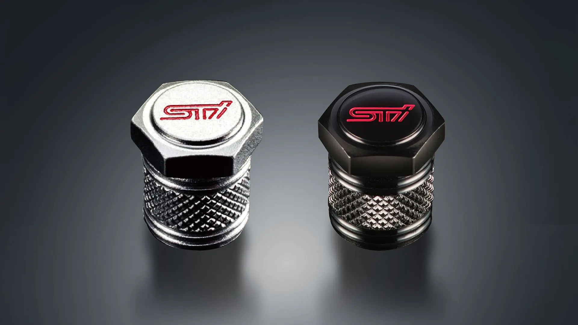 STI バルブキャップセット※SUBARU純正保証対象外