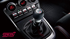 STI レザーシフトノブ 6MT※SUBARU純正保証対象