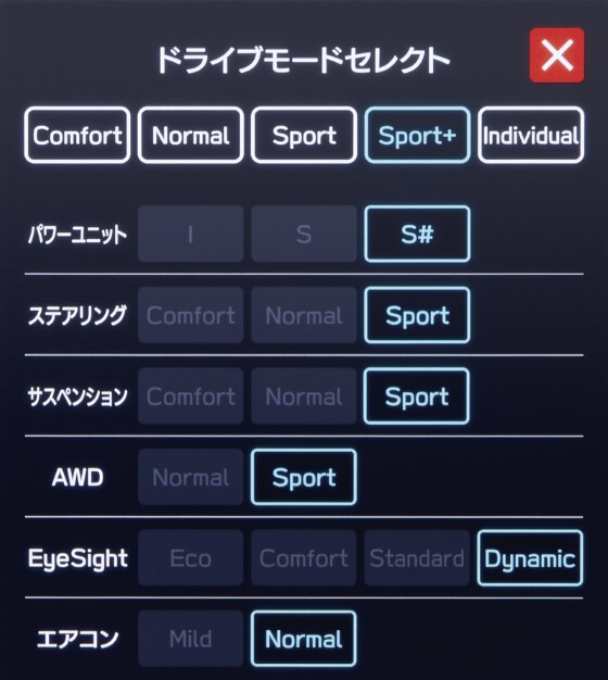 DRIVE MODE SELECT