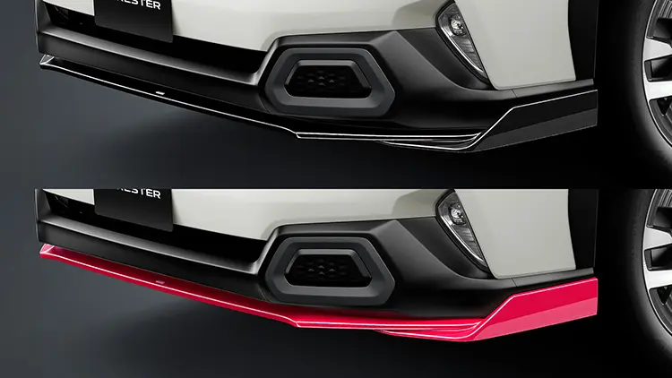 STI フロントアンダースポイラー