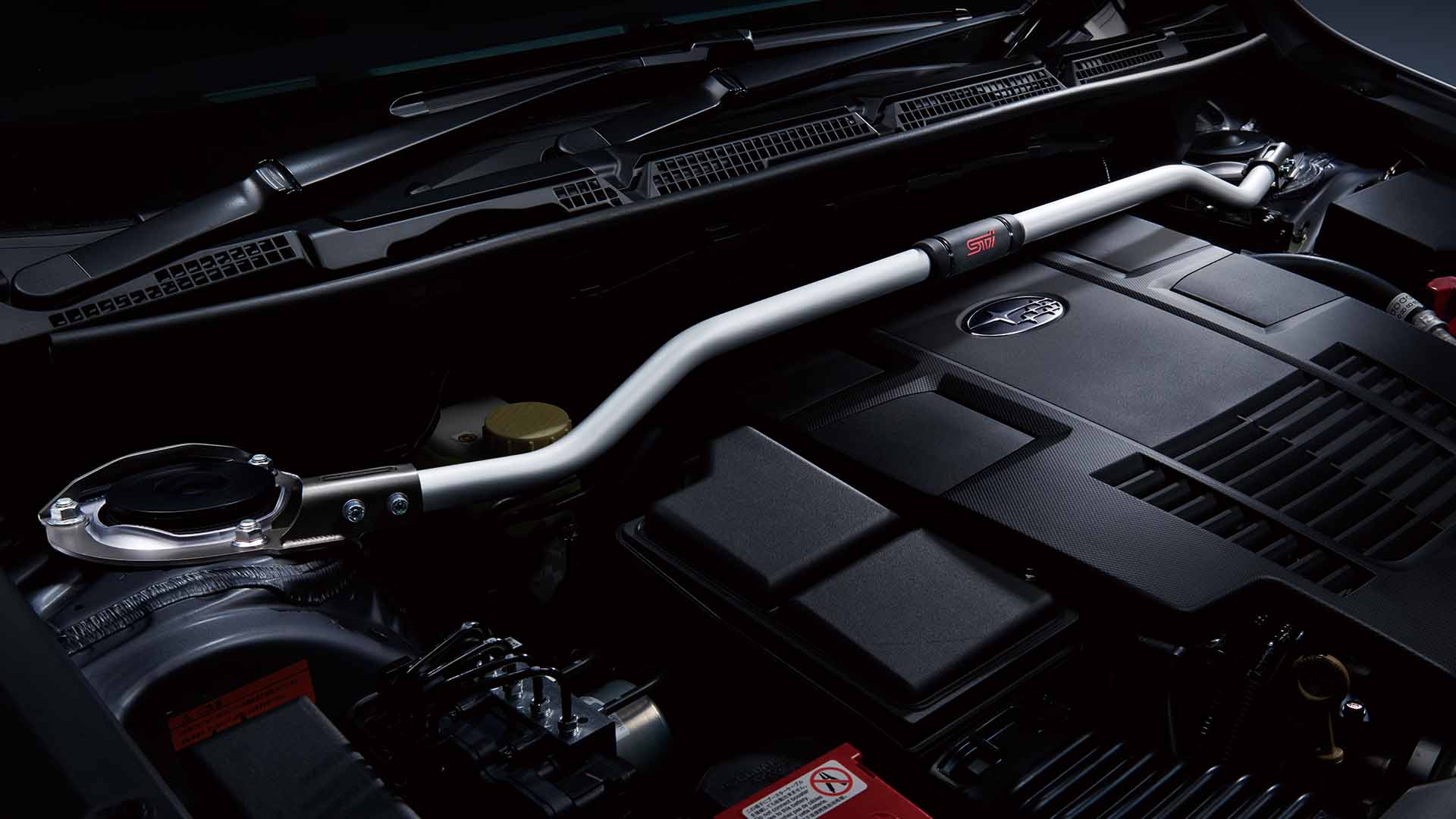 STI フレキシブルタワーバー※ST、ST Smart Edition、ST Black Selection、ST Style Edition用：SUBARU純正保証対象※ST-G、ST-H、ST-H Style Edition用：SUBARU純正保証対象外