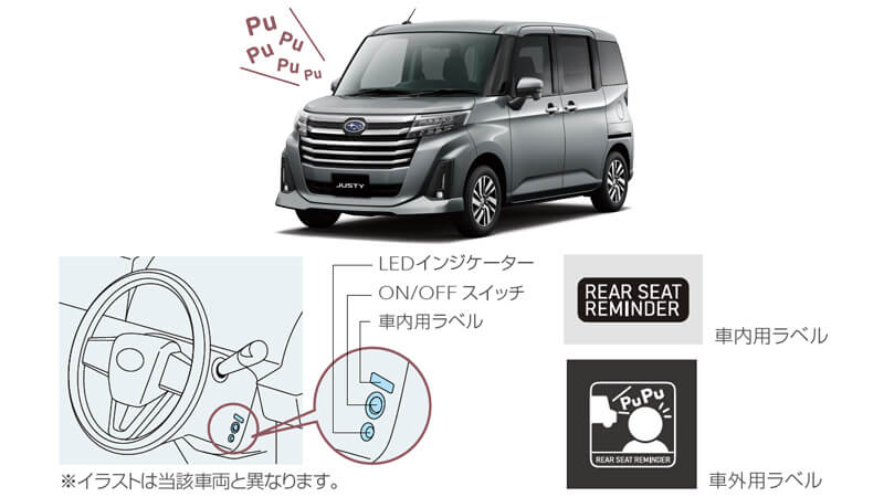 リヤシートリマインダー
