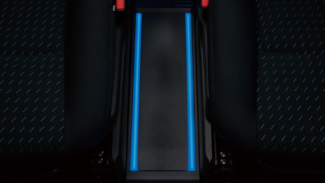 センターフロアトレーイルミネーション（LED･ブルー）
