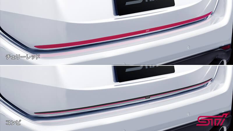 STI テールゲートガーニッシュ