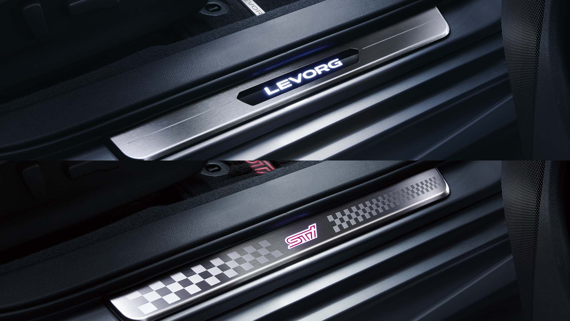 LEDサイドシルプレート LEVORG/STI