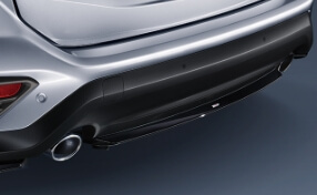 STI リヤアンダースポイラー(ブラック)