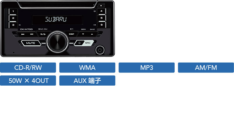 ワイド シンプル CDチューナー （JVCケンウッド）