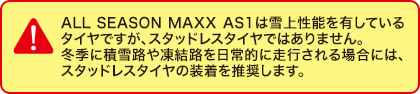ALL SEASON MAXX AS1 路面適合表較