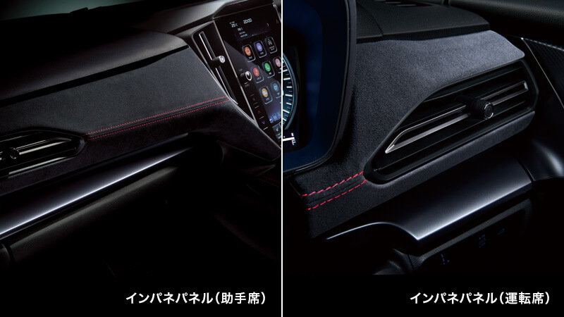 インパネパネル レッドステッチ