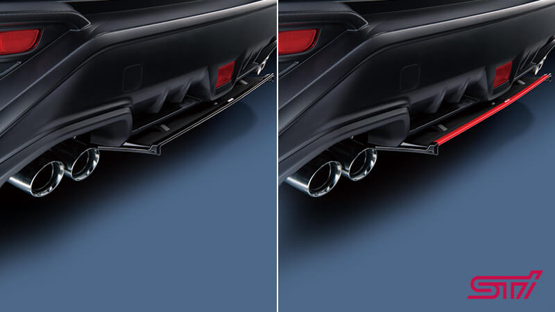 STI リヤアンダーディフューザー