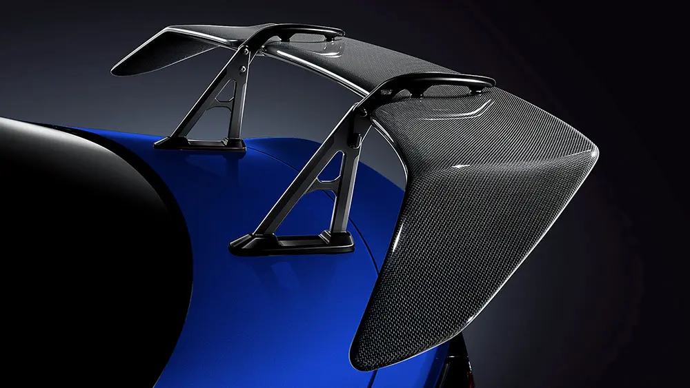 STI ドライカーボンリヤスポイラー［TYPE RA with Rear Spoiler］