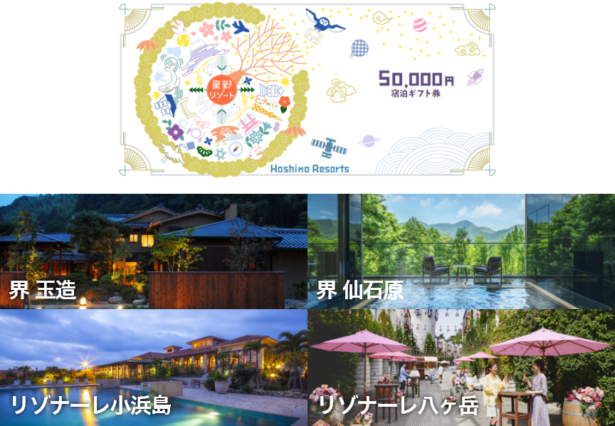 星野リゾート 宿泊ギフト券