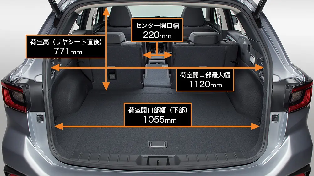 レヴォーグ　荷室イメージ