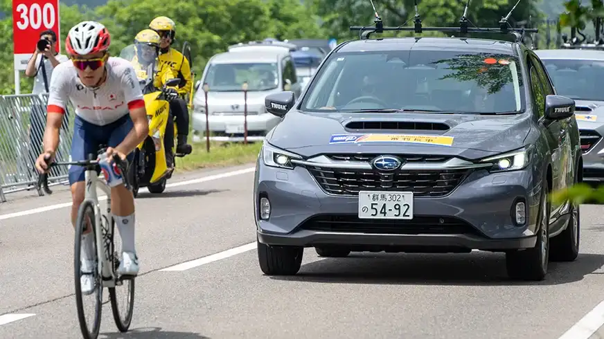 選手を“パートナー”として支えるSUBARU