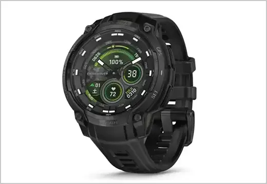 GARMIN Instinct Crossover AMOLED Tactical ハイブリッドタフネスGPSウォッチ