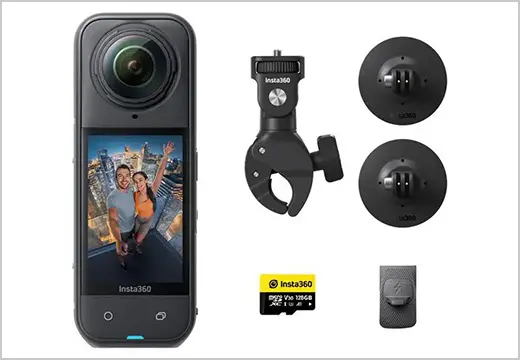 INSTA360 360°カメラ X5 モーターサイクルバンドル