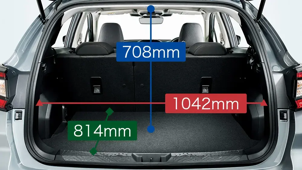 クロストレック 荷室寸法