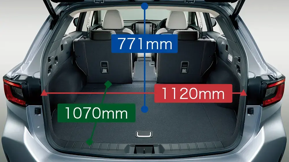 レイバック 荷室寸法