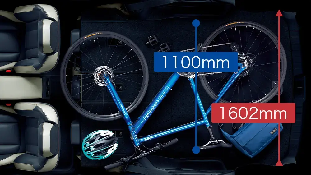 レイバック 荷室寸法