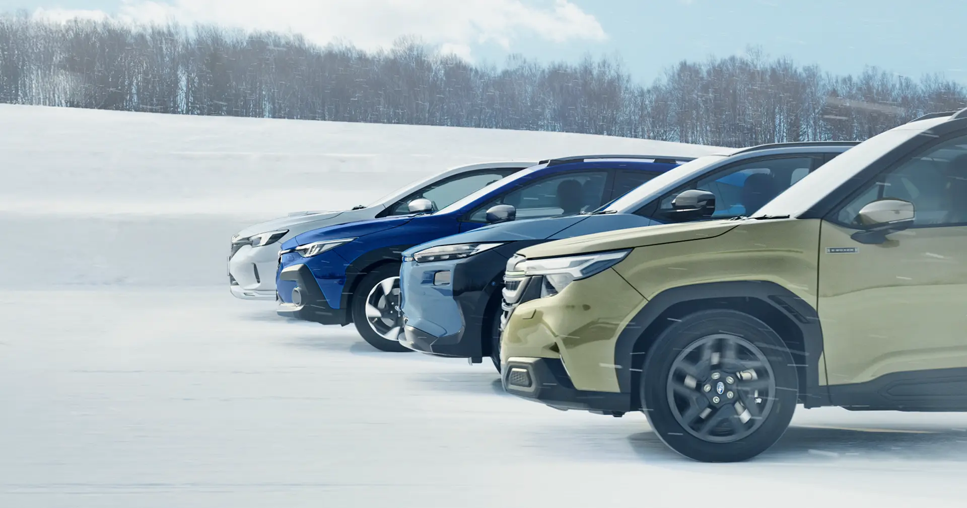 雪道を走るならSUBARU