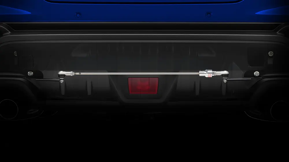 STI製フレキシブルドロースティフナー リヤ（STIロゴ付）