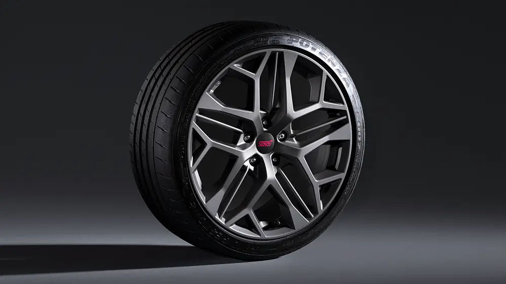 45/35R19タイヤ（ブリヂストン ポテンザ S007）&19インチアルミホイール（マットグレー塗装）