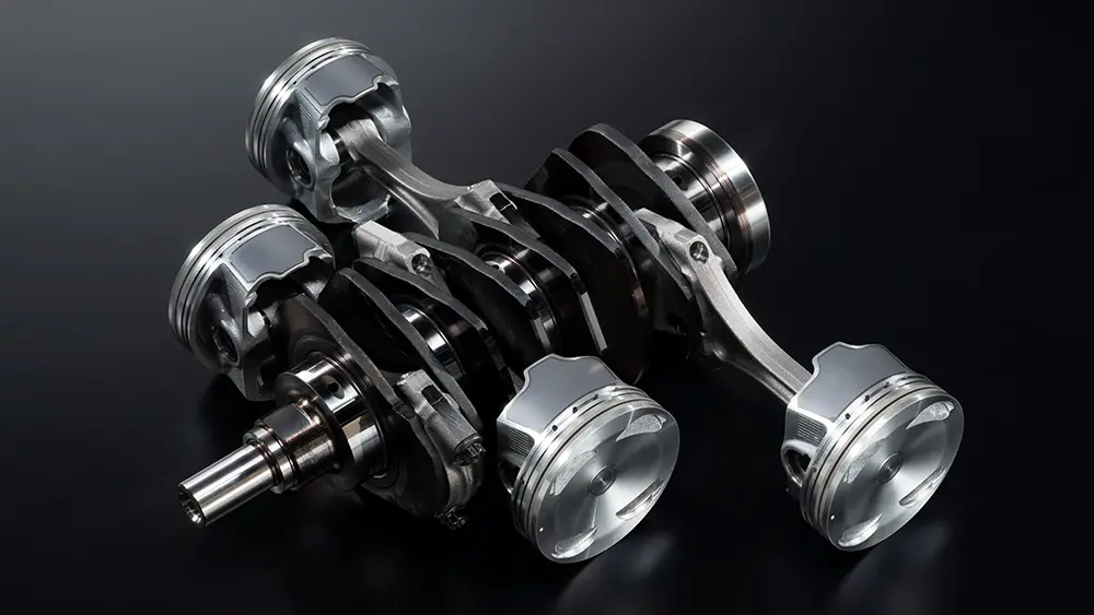 バランスドエンジン（ピストン&コンロッド、クランクシャフト）