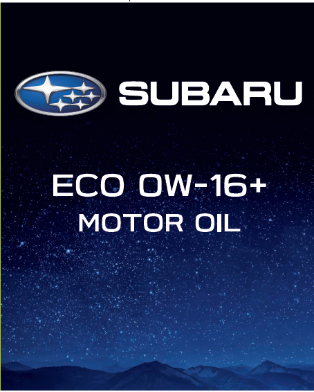 SUBARU MOTOR OIL ECO 0W-16+