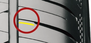 摩耗後の排水量の差