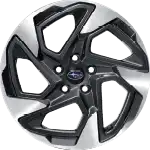 直径18インチ。タイヤ「225/55R18」ホイール「18×7J」