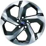 直径18インチ。タイヤ「225/55R18」ホイール「18×7J」