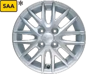 直径14インチ。タイヤ「155/65R14」ホイール「14×4.5J」