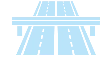 高速道路のイラスト