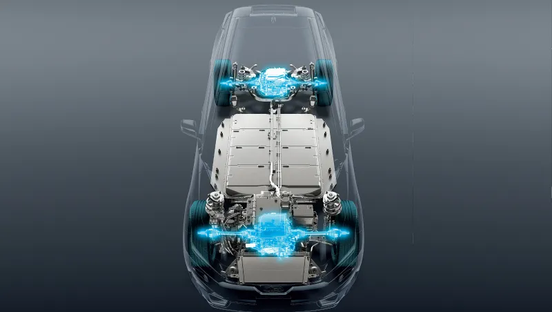 BEV専用AWDシステム