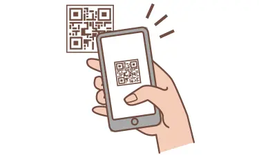 ①QRコードを読み込む