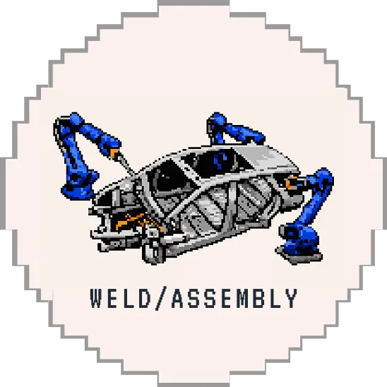 ボディ溶接・組み立て工程