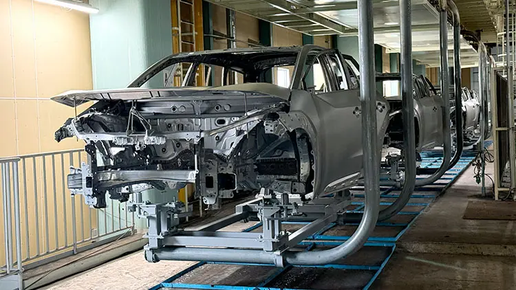 ボディ洗浄の工程