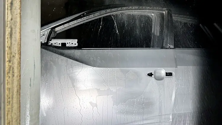 ボディ洗浄の工程