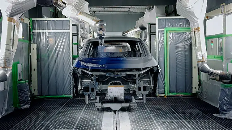 塗装（下塗り・中塗り・上塗り）の工程