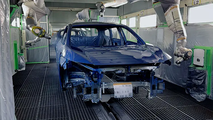 塗装（下塗り・中塗り・上塗り）の工程