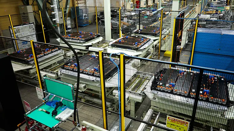 タック取り付けの工程