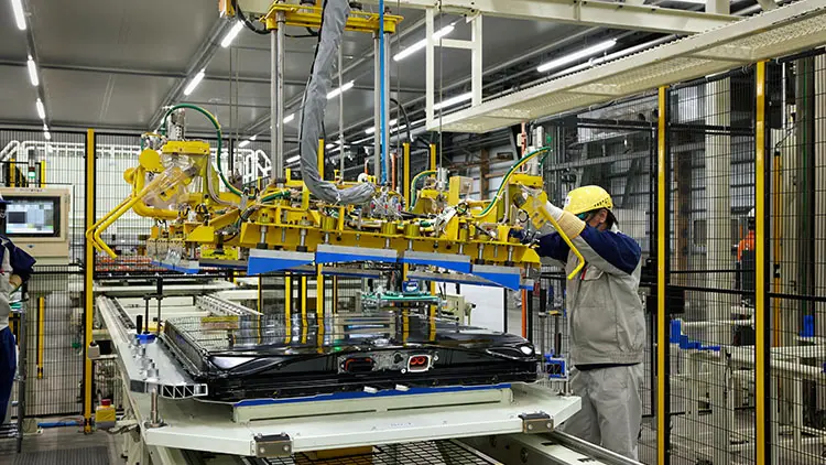 アッパーカバー取り付けの工程