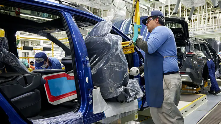 シート取り付けの工程