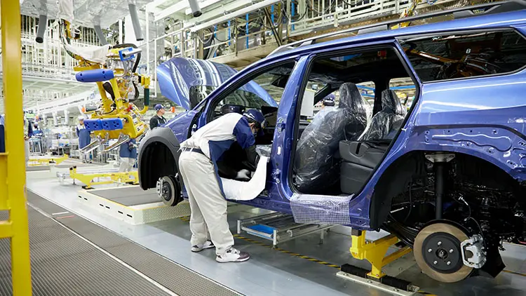 シート取り付けの工程