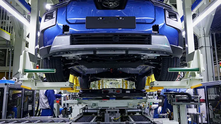 バッテリー取り付けの工程