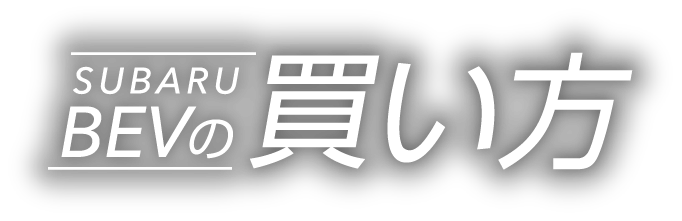 BEVの買い方
